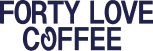 Forty Love Coffee Logo Dark